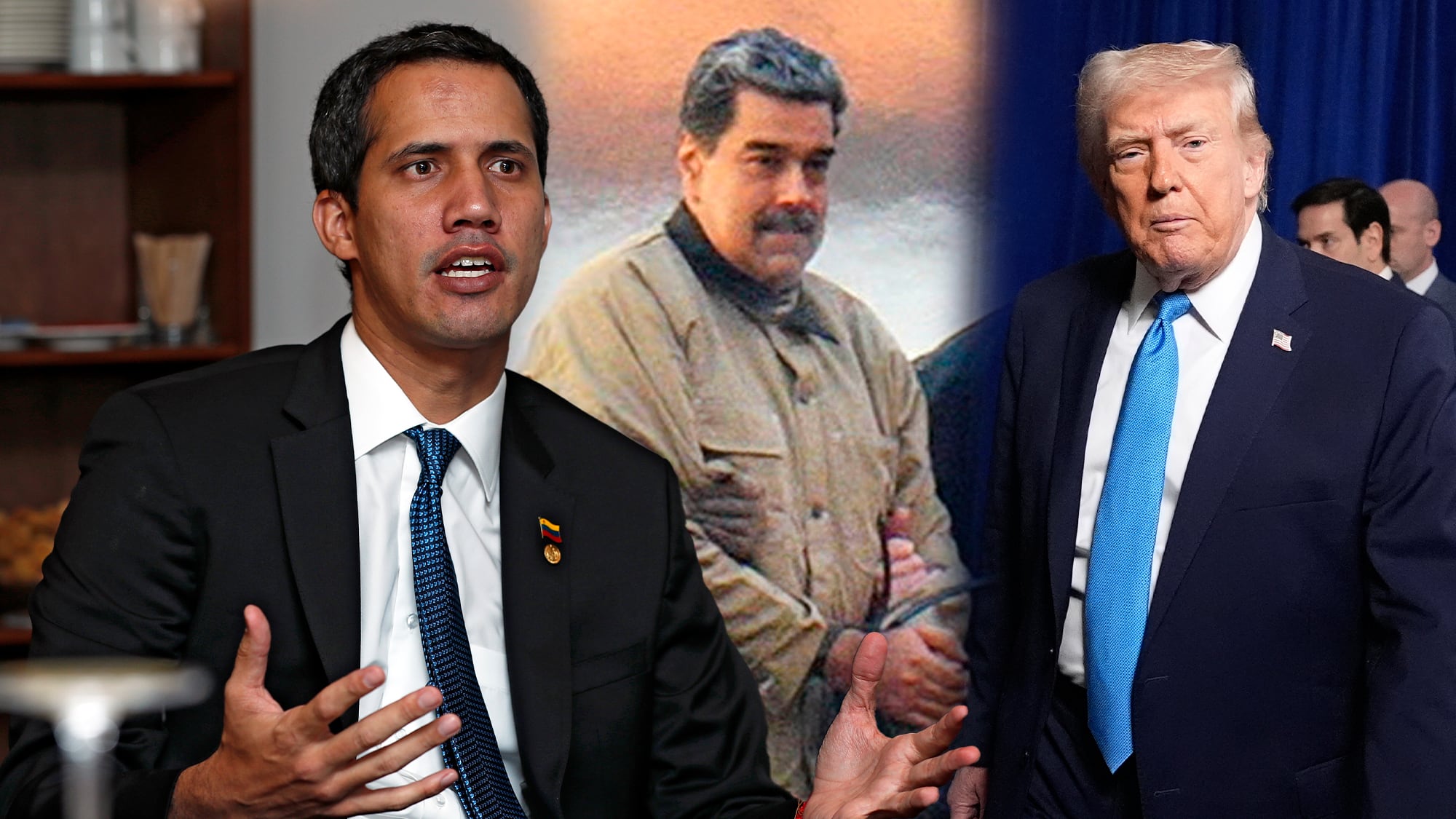 Juan Guaidó
Nicolás Maduro
Donald Trump