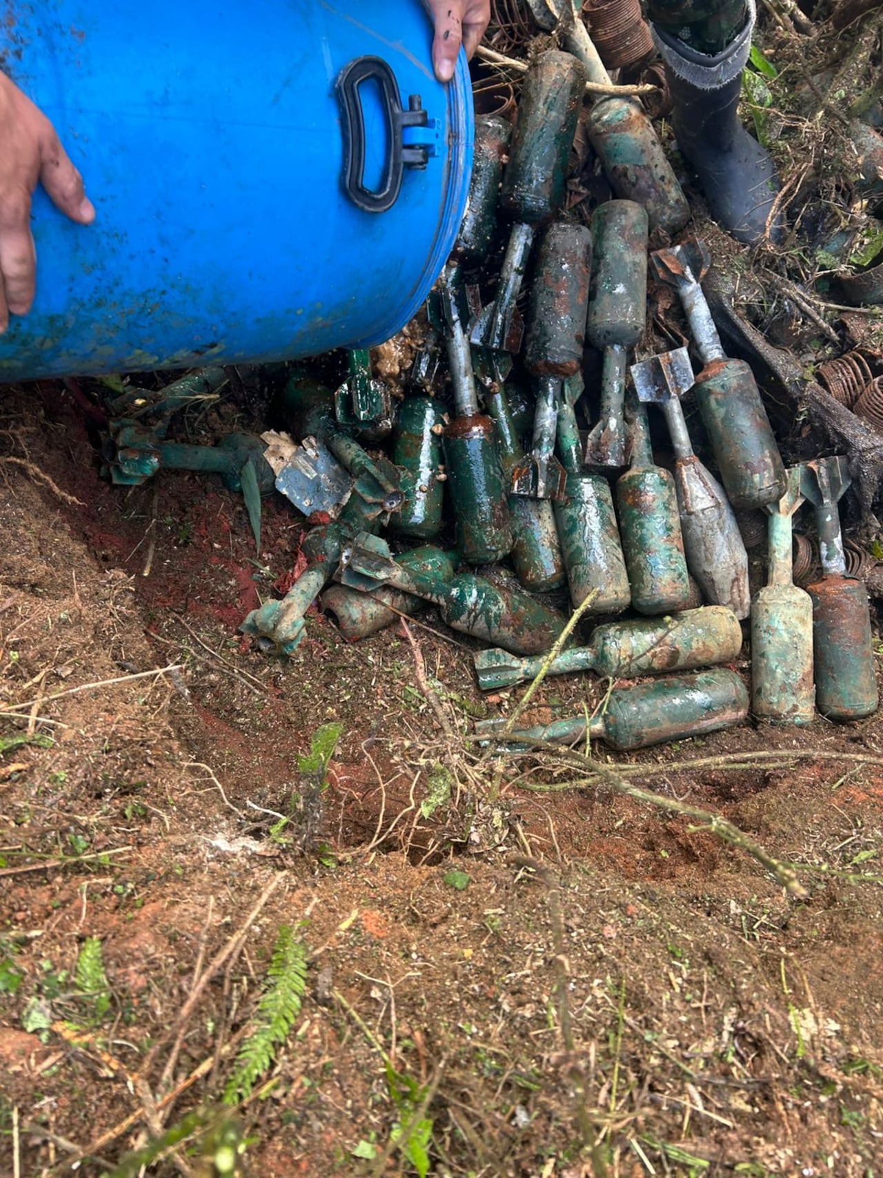 Material bélico de las disidencias de las Farc, según el Ejército.