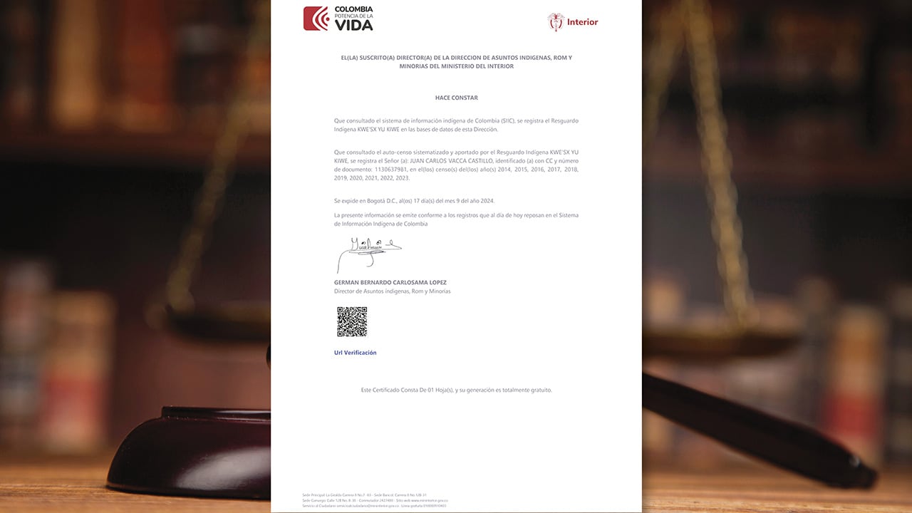 Certificados.