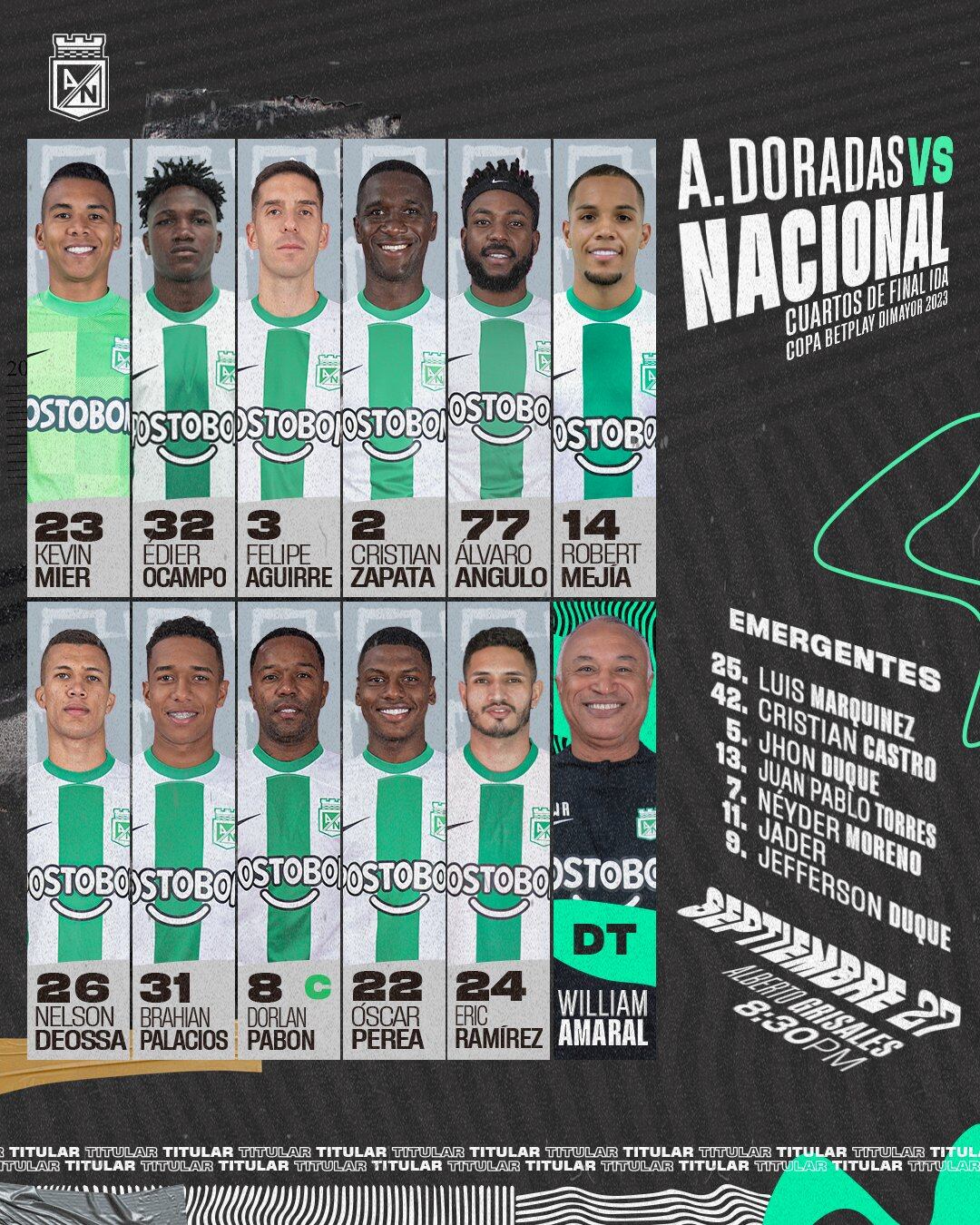 Formación Nacional vs. Águilas Doradas