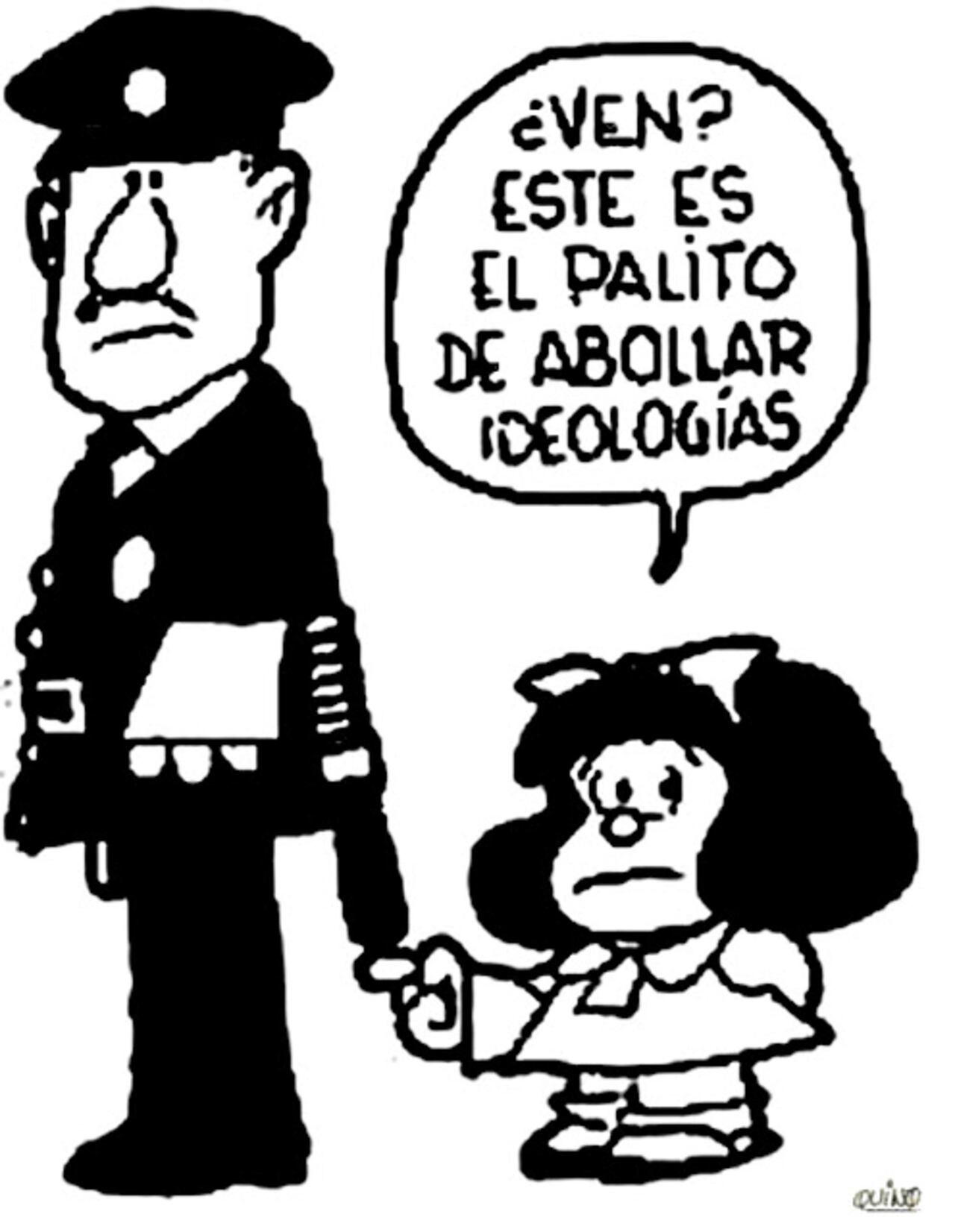Mafalda. Cortesía de Pablito Wilson