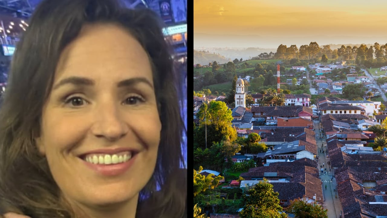 De izquierda a derecha: Marlies Minke Genz, ciudadana holandesa que apareció muerta y, al fondo, panorámica de Salento.
