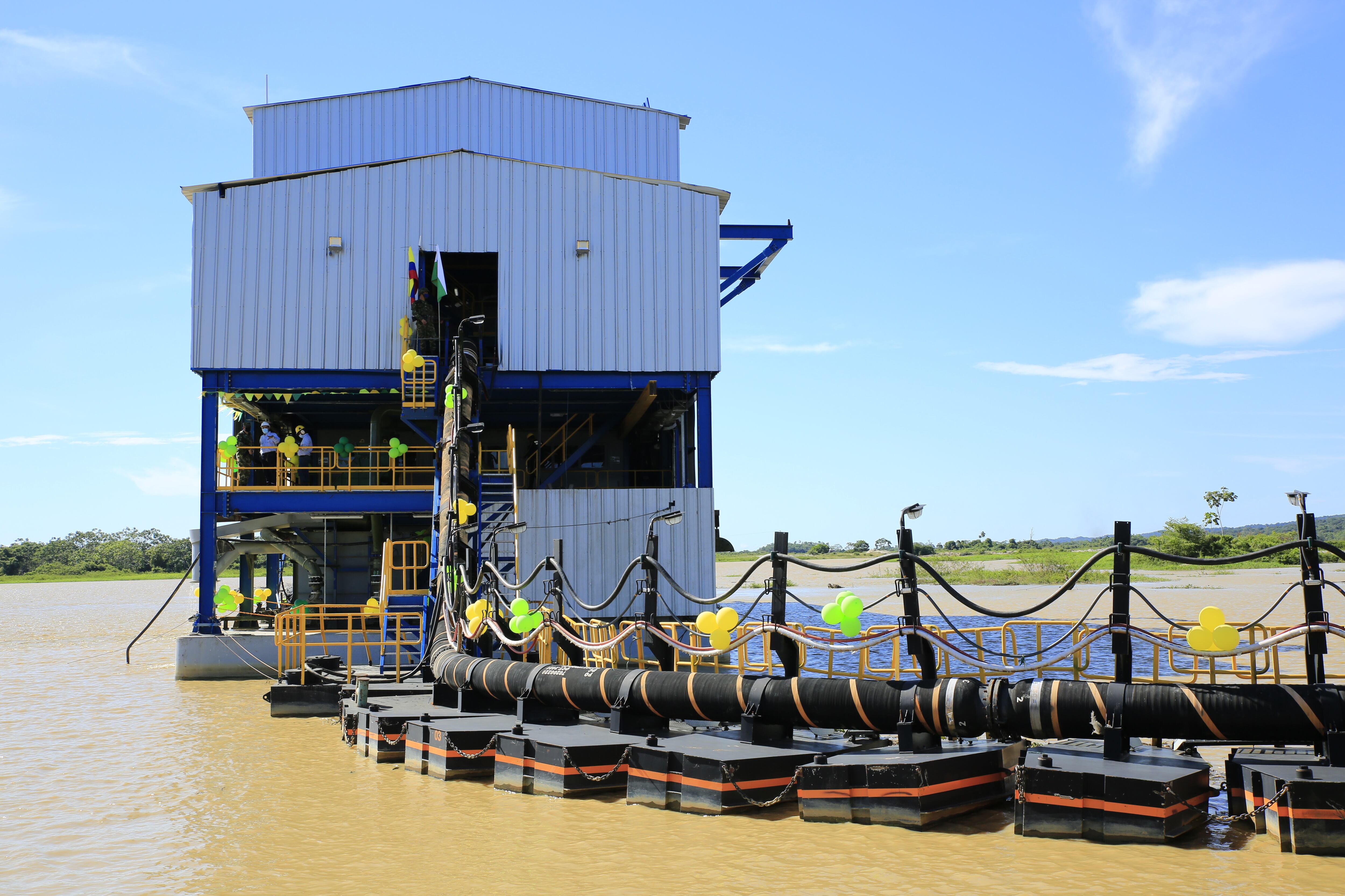Llanuras Aluviales, una nueva planta de producción aluvial con la que estima alcanzar 9 mil onzas onzas al año.