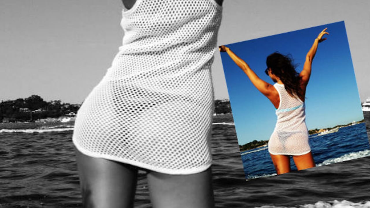 Fotografía publicada en la página oficial de Facebook de Irina Shayk.