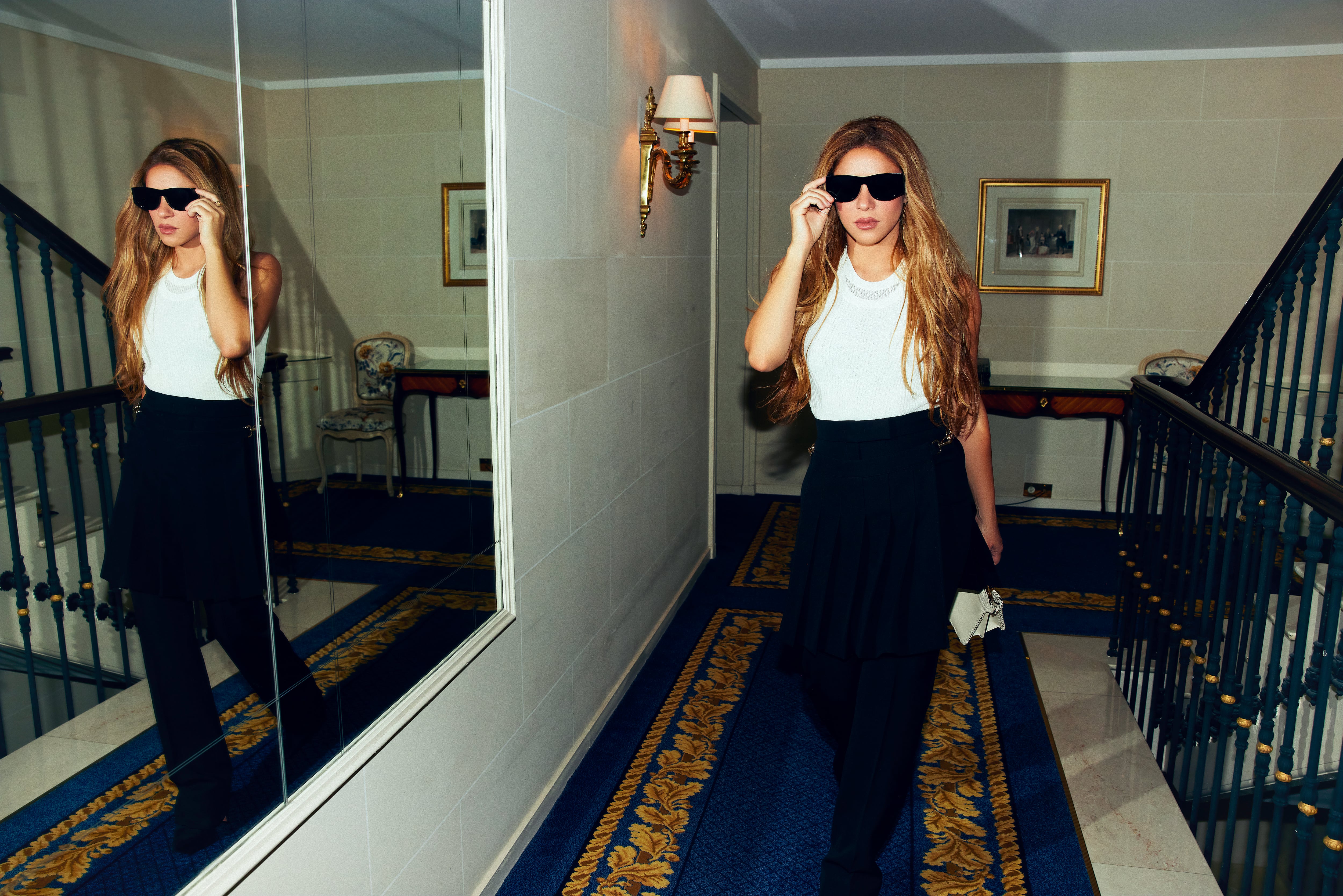 Shakira vestida de Fendi