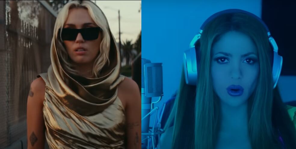 Miley Cirus y Shakira