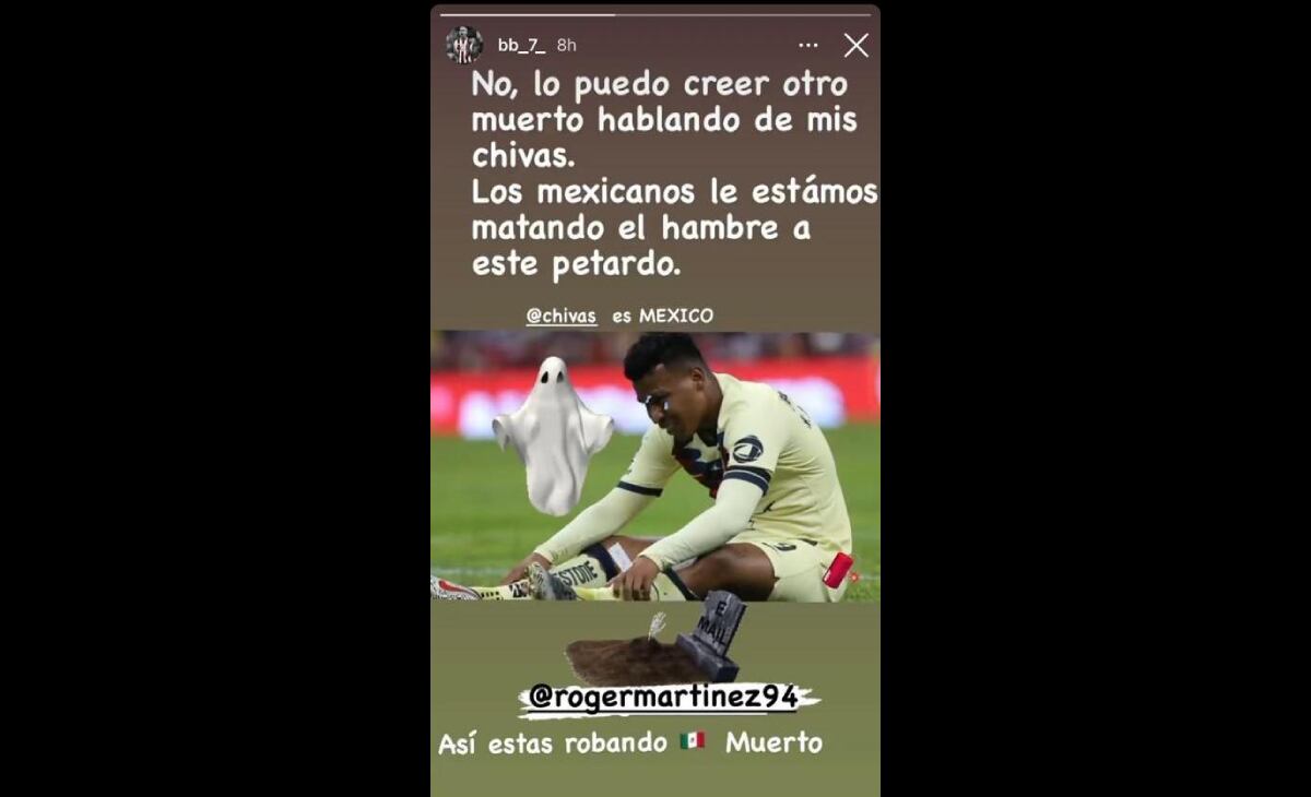 Mensaje del ex jugador mexicano hacia Roger Martínez