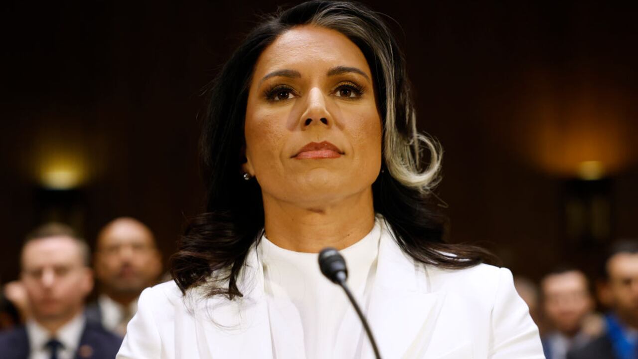 Tulsi Gabbard, directora de Inteligencia, fue nombrada hace unas semanas por el presidente Donald Trump.
