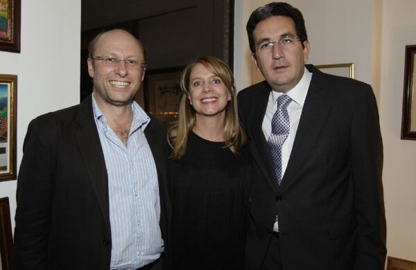 David Yanovich, María Elvira Arango y Juan Mesa.