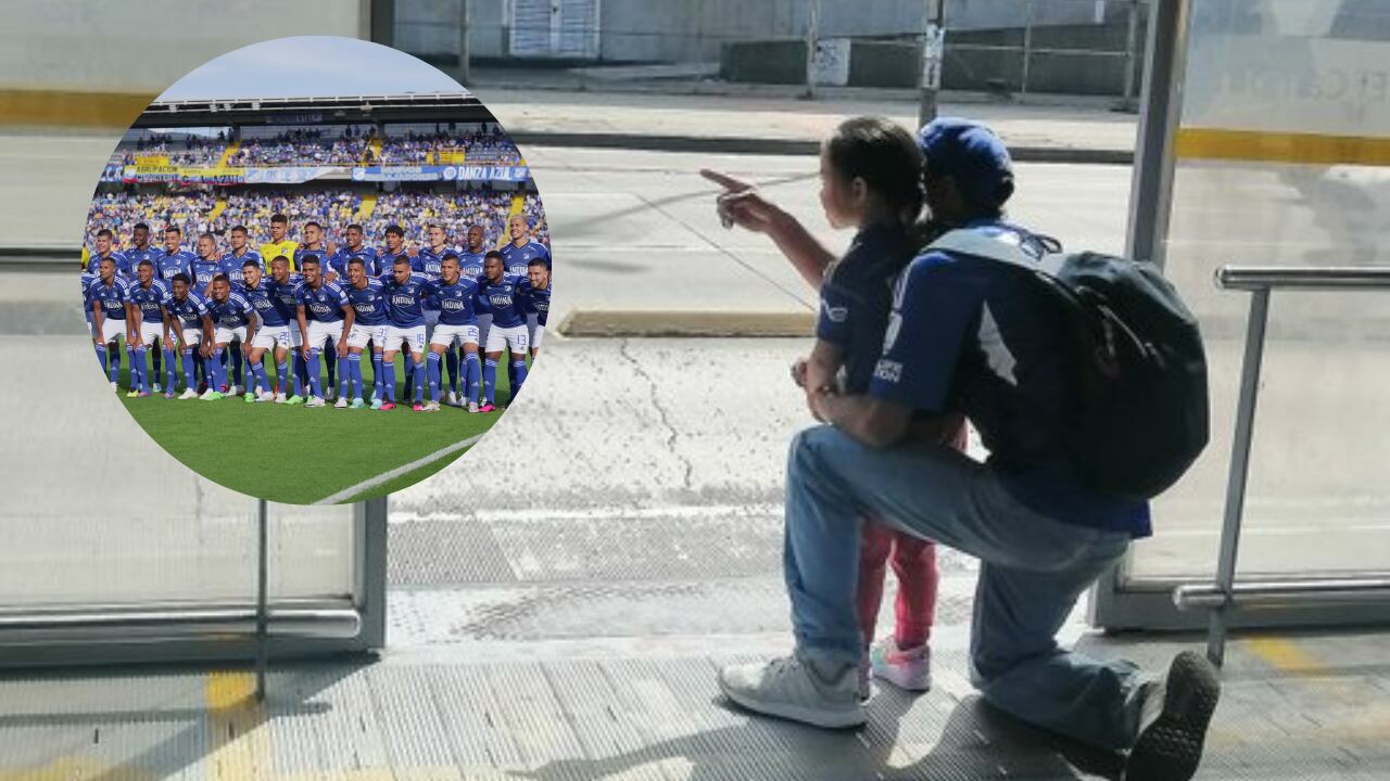 Hincha de Millonarios se volvió viral gracias a las redes sociales.