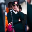 El presidente, Gustavo Petro, en la Plaza de Bolívar, en Bogotá, el primero de mayo de 2024 (Foto de Sebastián Barros/Long Visual Press/Universal Images Group vía Getty Images)