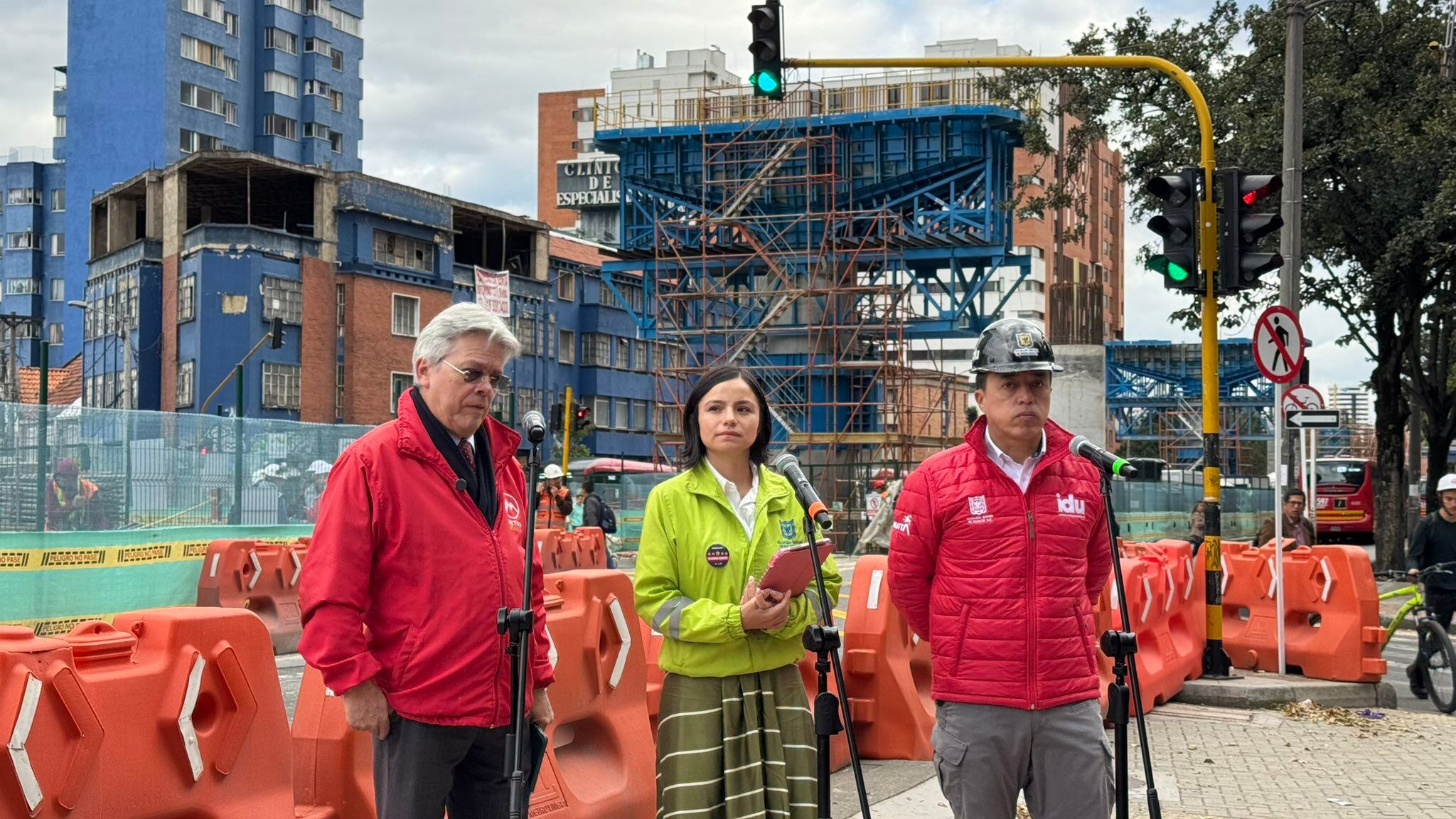 Anuncio del pico y placa en Bogotá.
