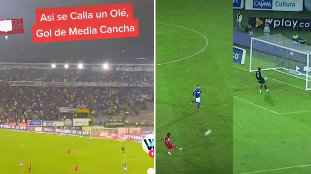 Daniel Quiñones fue el encargado de silenciar el "ole" de la hinchada de Millonarios.