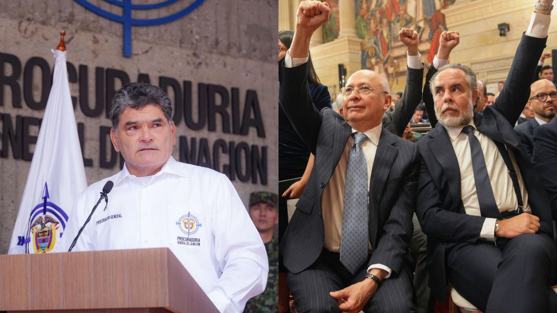 Procurador Gregorio Eljach cuestionó el actuar de los ministros Eduardo Montelagre y Armando Benedetti.