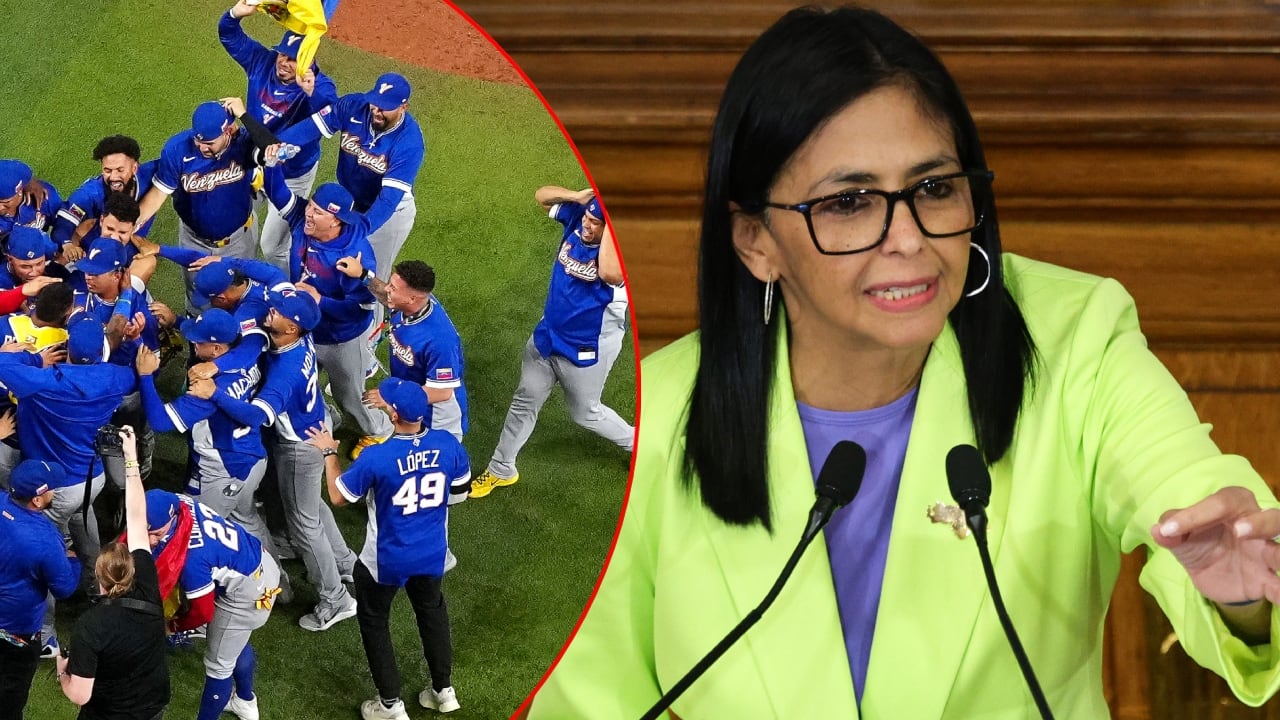 Venezuela celebra el Clásico Mundial de Béisbol / Delcy Rodríguez, mandataria venezolana.