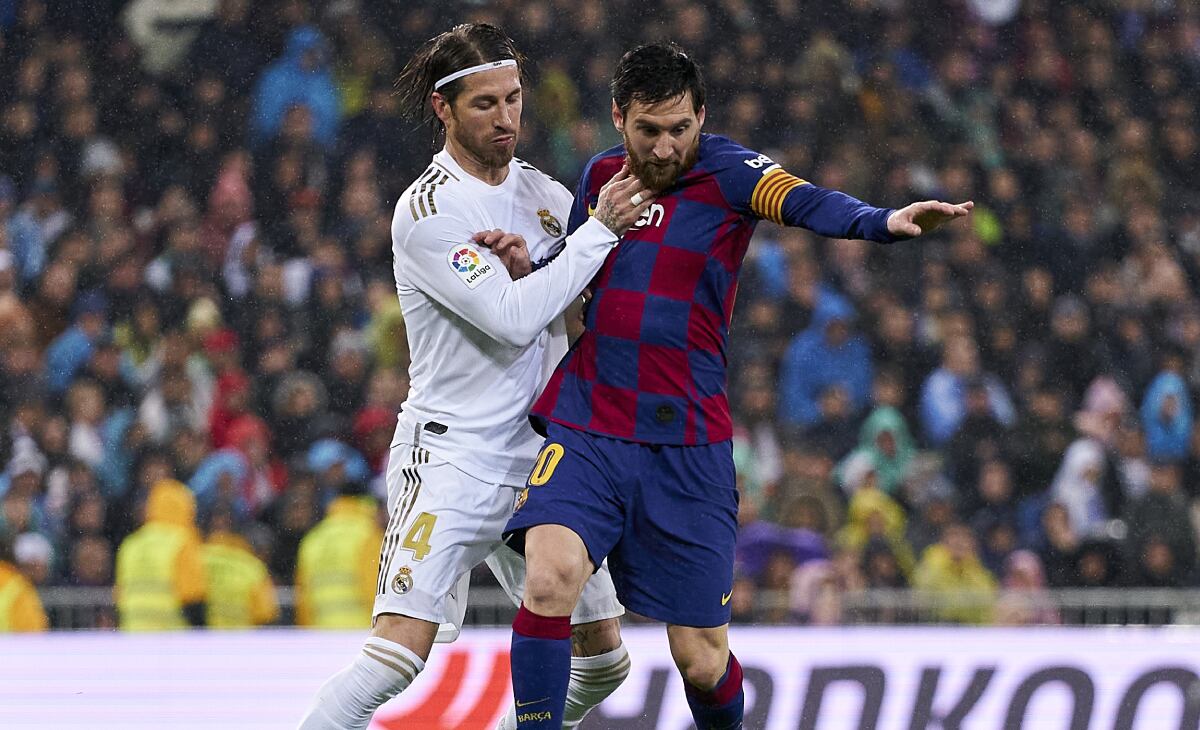 Sergio Ramos y Lionel Messi