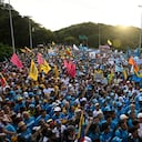 Manifestaciones en Venezuela para exigir elecciones libres.