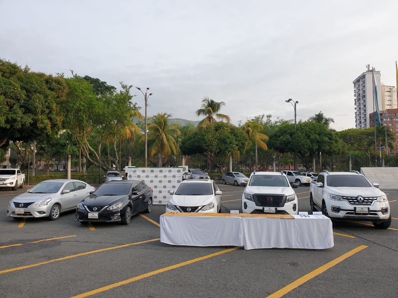 Recientemente, se robó cinco carros avaluados en 550 millones de pesos.