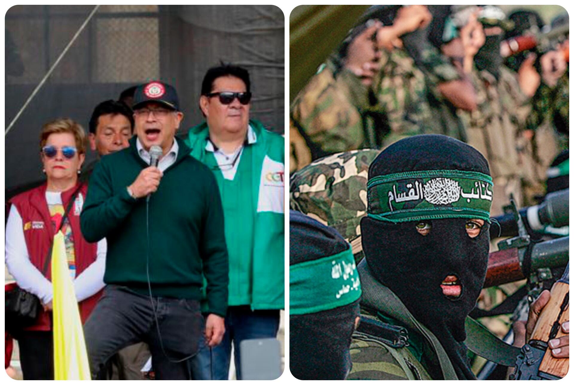 El grupo terroristas Hamás celebró el anuncio del presidente Gustavo Petro de romper relaciones diplomáticas con Israel.