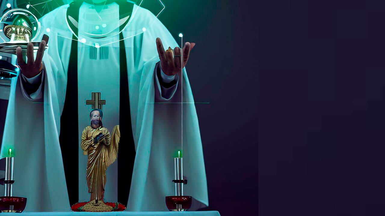 La inteligencia artificial causaría una revolución en la forma de interactuar con la religión.