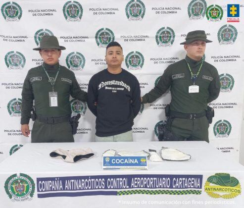 Un juez envió a la cárcel el hombre que pretendía llevar cocaína de Colombia a Holanda en unos “narco zapatos y narco faja”
