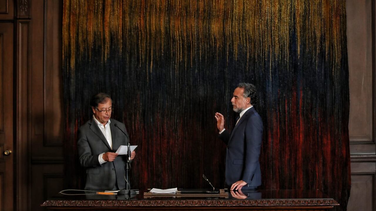 Presidente Gustavo Petro y Embajador en Venezuela Armando Bendetti