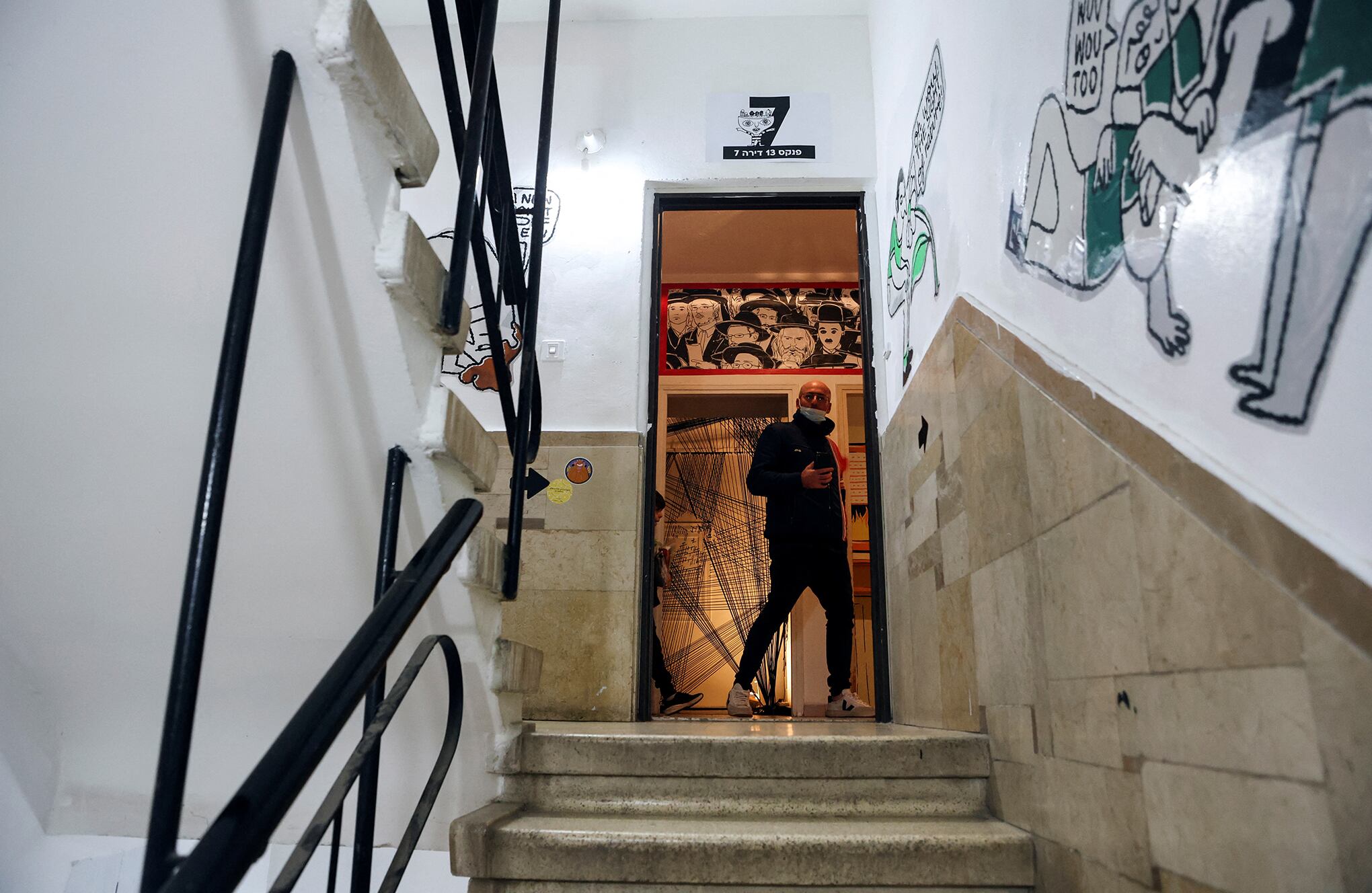 El arte pop-up se apodera de los edificios en ruinas de Tel Aviv