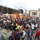 Marchas 1 de Mayo Día del Trabajo, Presidente Gustavo Petro en la Plaza de Bolívar