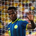Colombia's No. 10, Jhon Arias, during the friendly match between Colombia and Paraguay in Harrison, New Jersey, on October 2, 2026. Paraguay defeated Colombia 1-0 on a goal by Hugo Benitez. (Photo by Deccio Serrano/NurPhoto) (Photo by DECCIO SERRANO / NurPhoto via AFP)