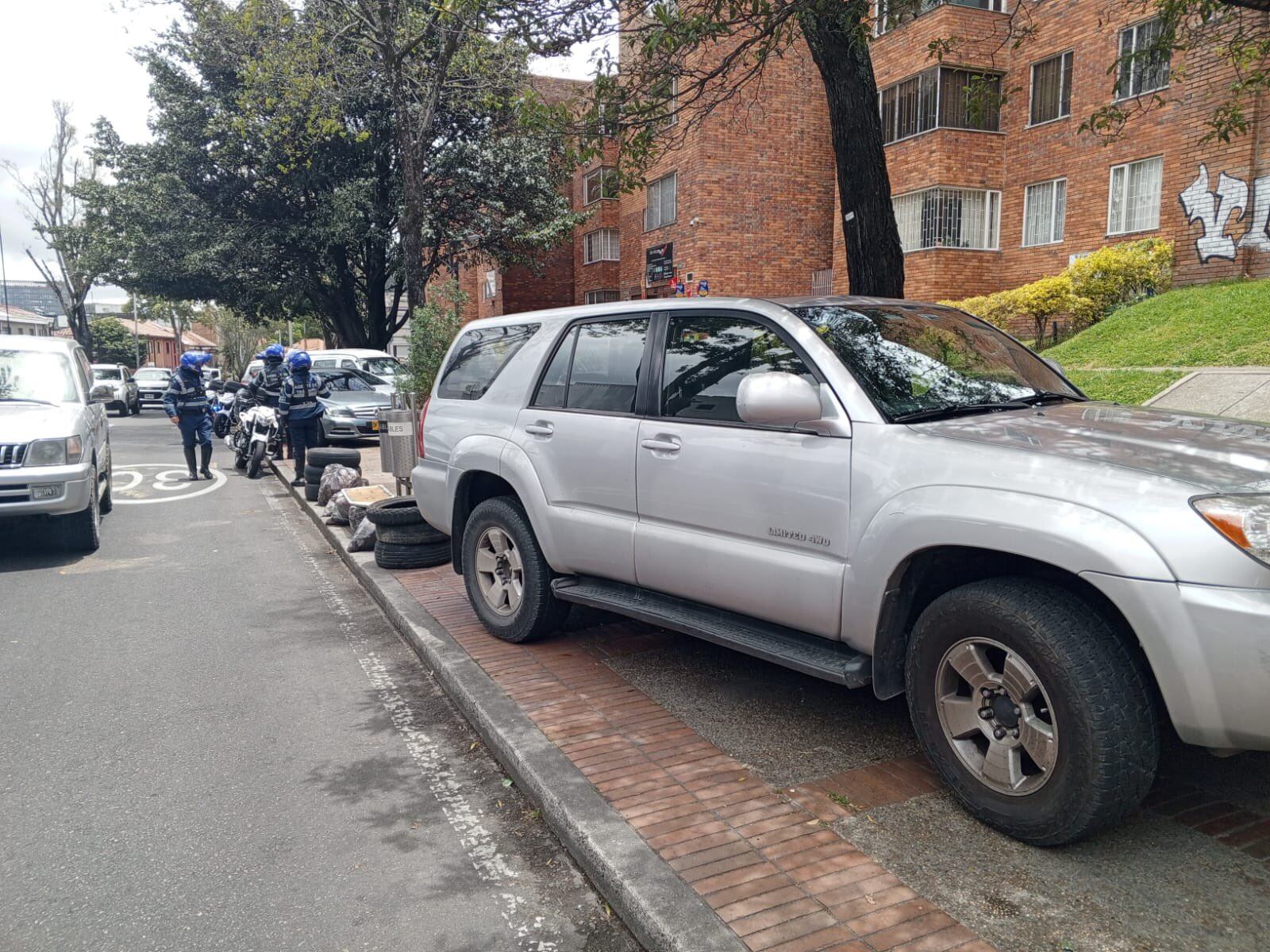 Mal parqueo en Bogotá
