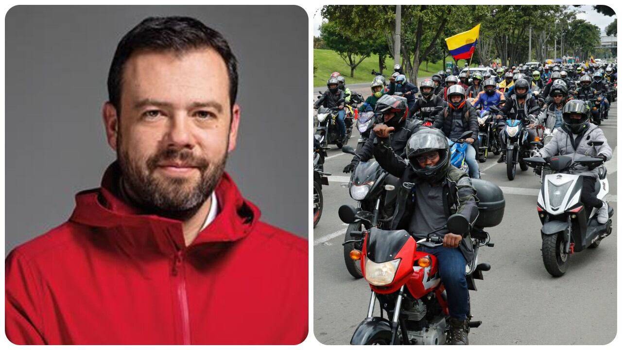 Carlos Fernando Galán anunció restricciones para las motos en Bogotá.