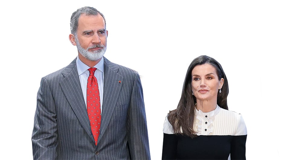 Los reyes de España.