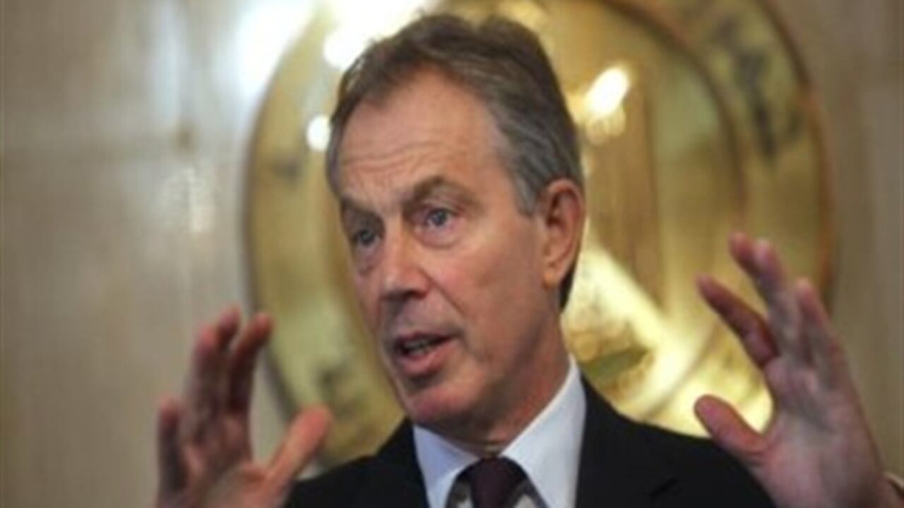 El ex primer ministro británico, Tony Blair.