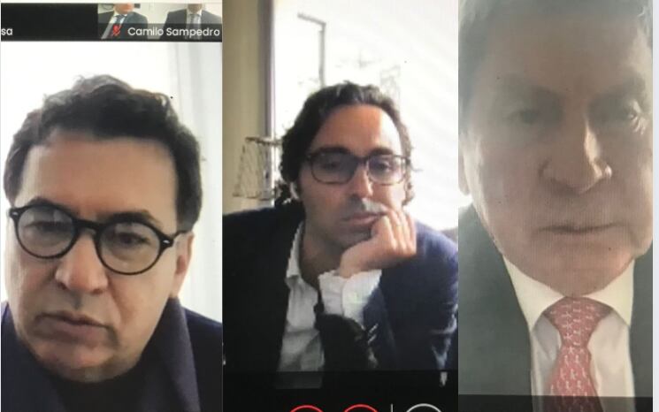 exconcejal Felipe Ríos y sus tíos Carlos Mario y Javier Francisco Ríos Velilla