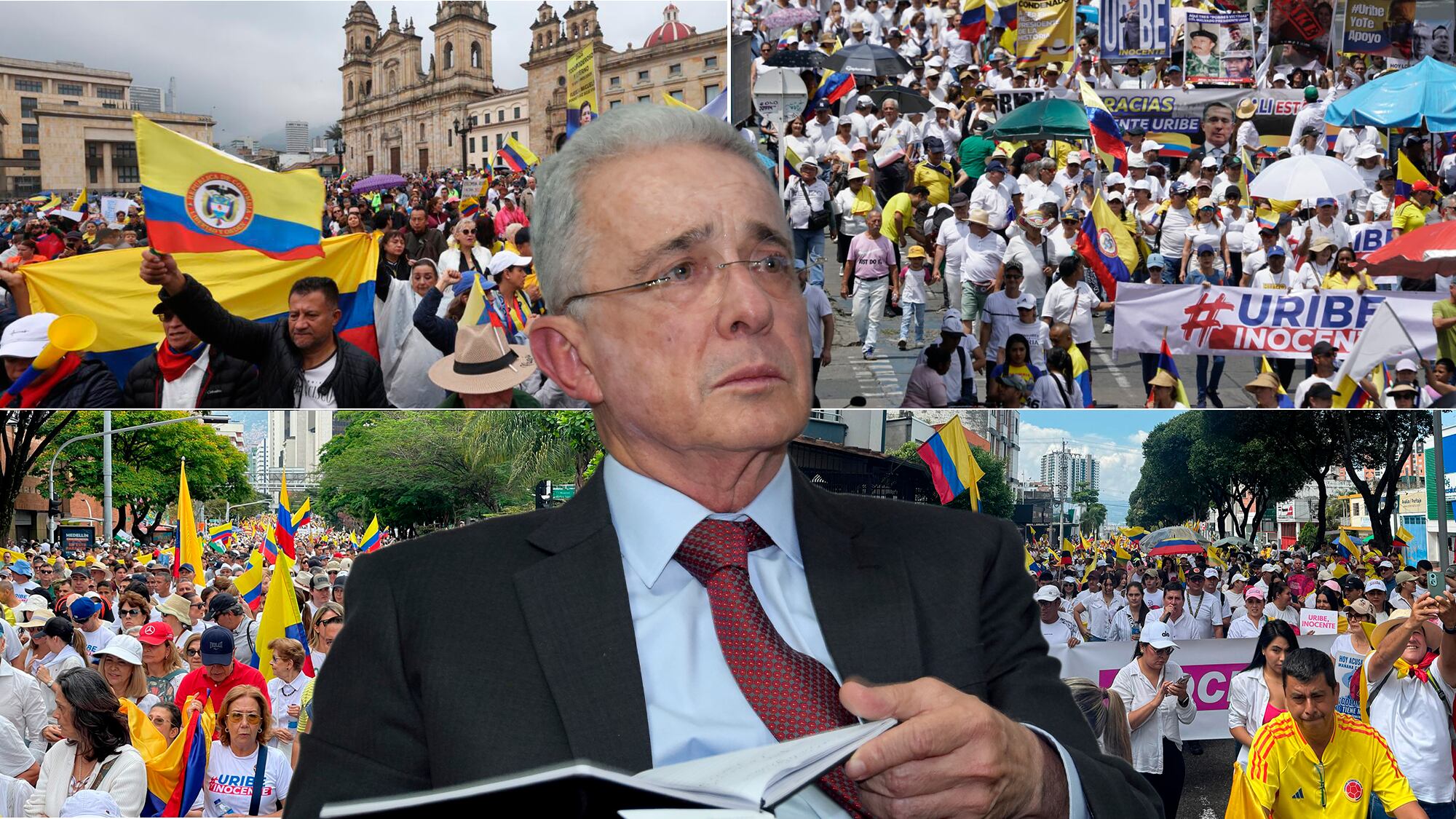 Álvaro Uribe marchas 7 agosto