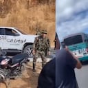 Retén ilegal en Cauca.