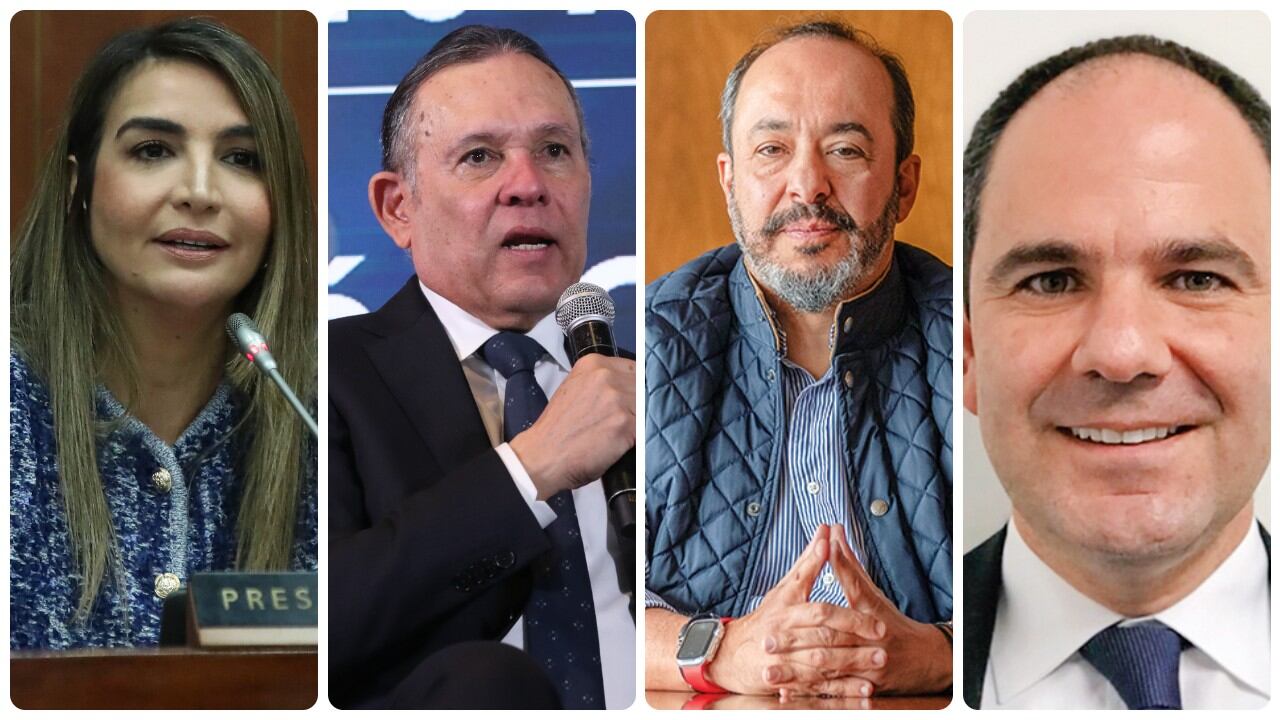 Nadia Blel, Efraín Cepeda, Germán Córdoba y Gabriel Jaime Vallejo.