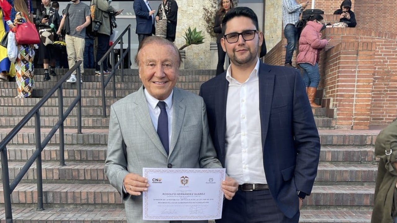 Rodolfo Hernández y Carlos Fernando Cuevas.