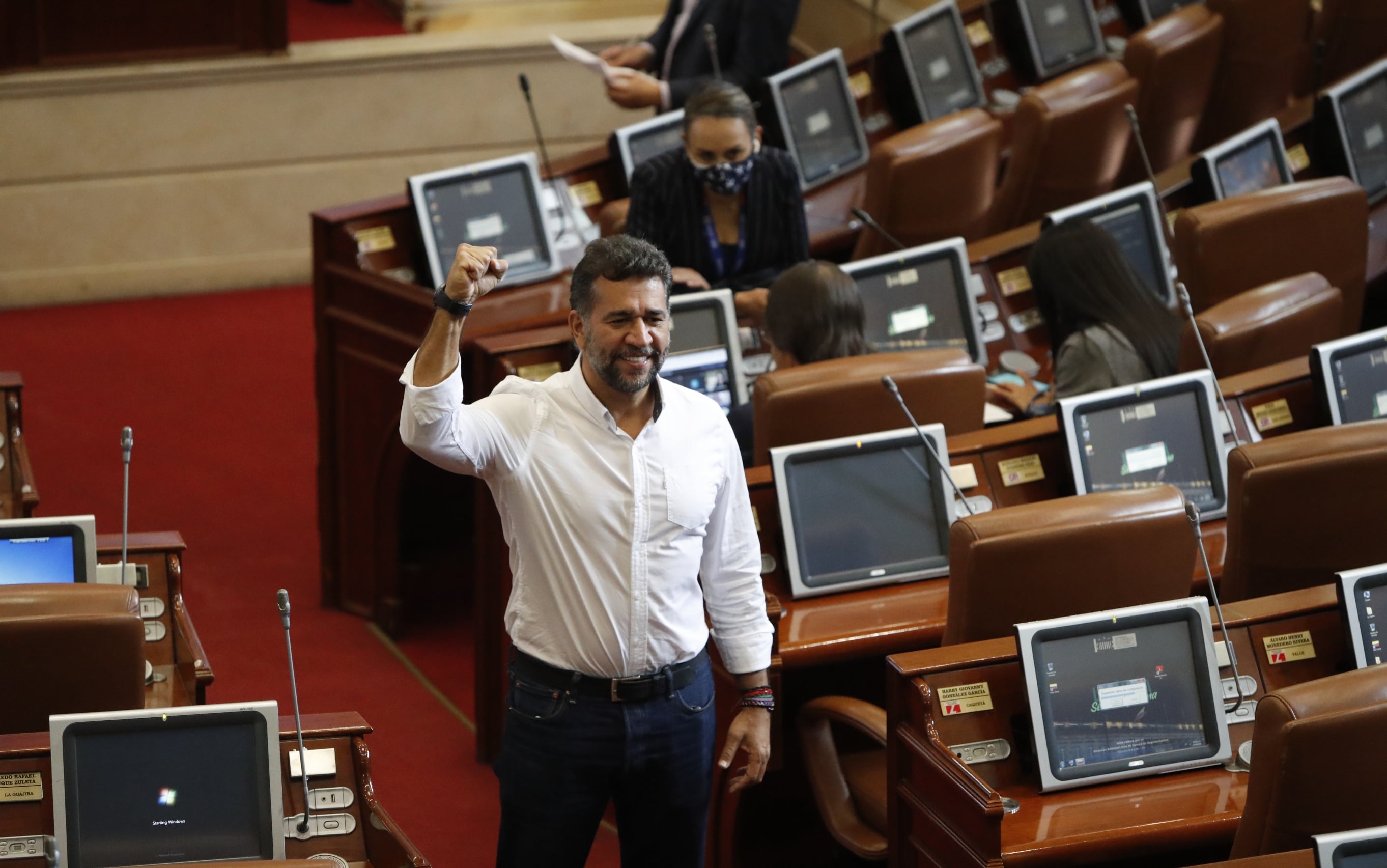 votación para la moción de censura de la ministra Karen Abudinen León Freddy Muñoz