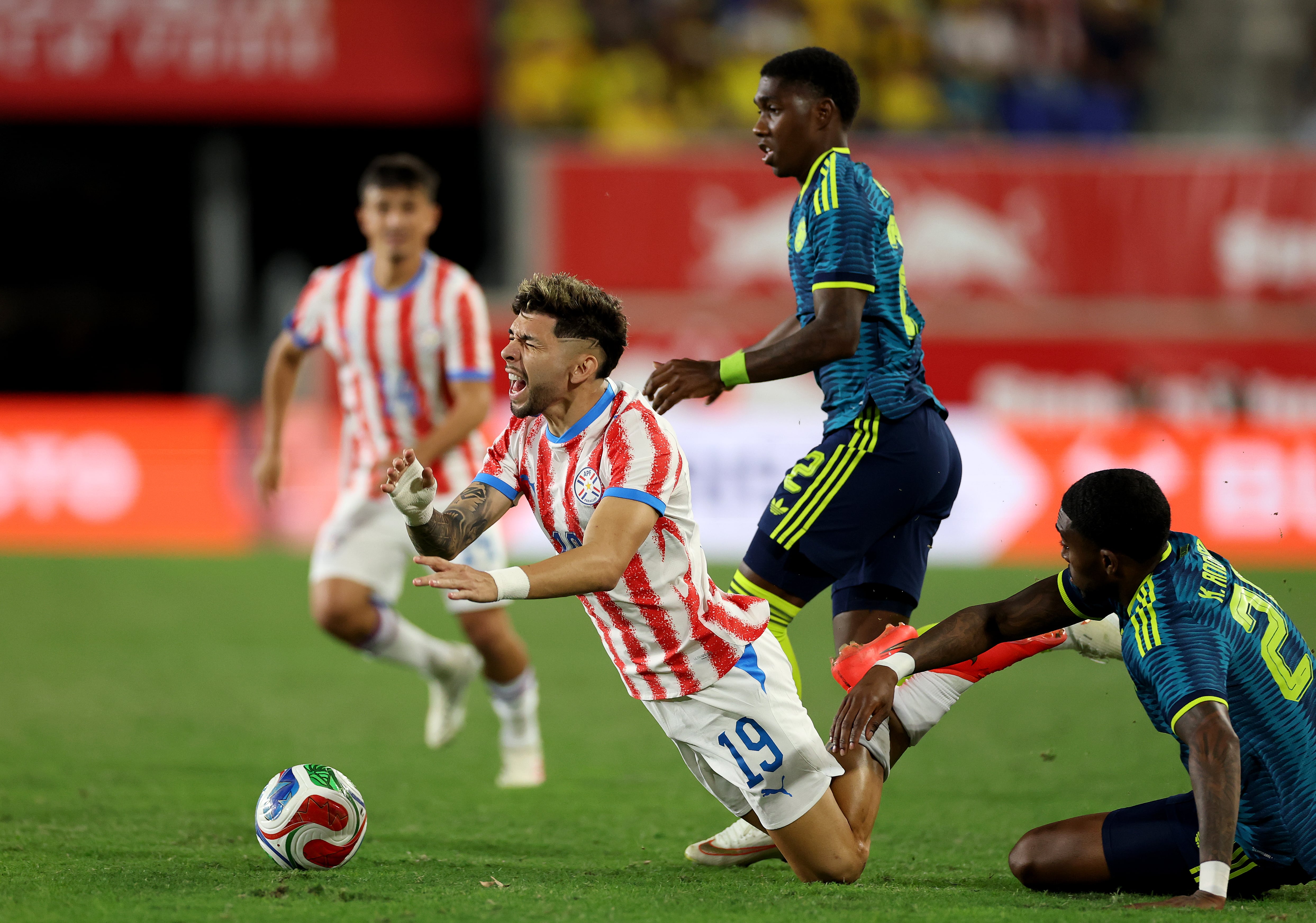 Imagen del juego Colombia vs. Paraguay por amistoso fecha Fifa.