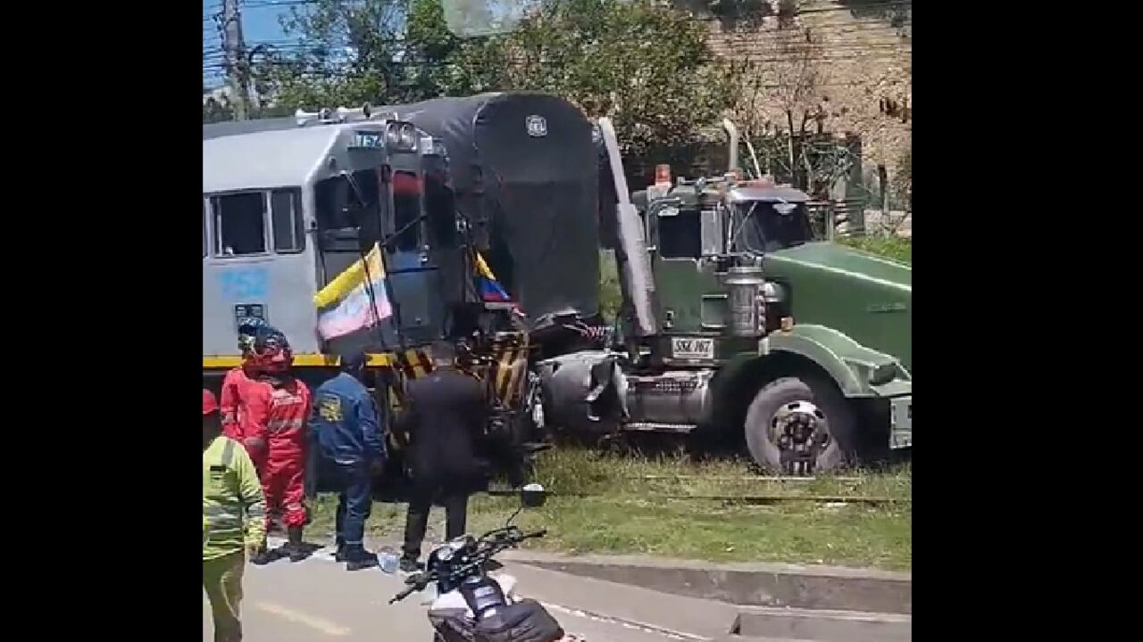Imagen del accidente que se difundió en redes spciales.