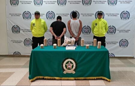 El estupefaciente fue detectado por un una unidad canina