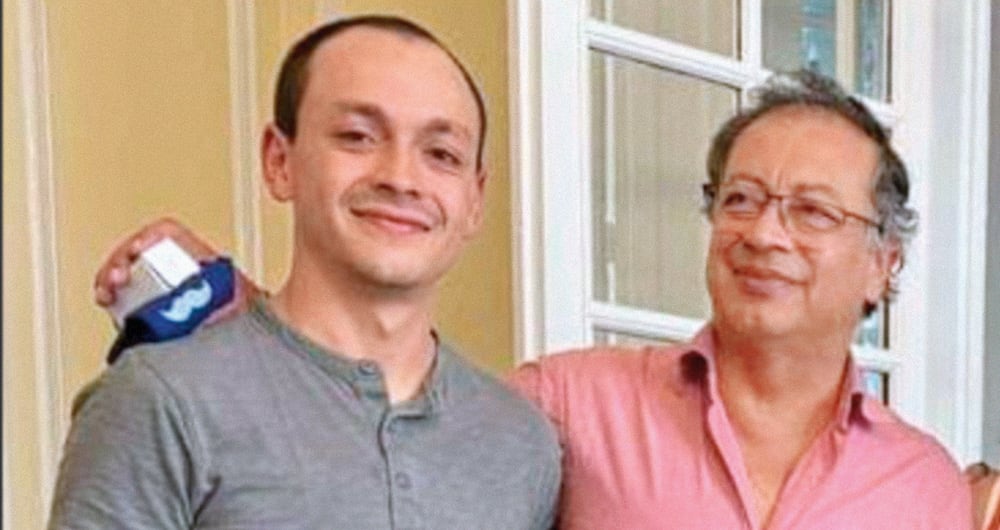 Andrés Petro junto a Gustavo Petro.