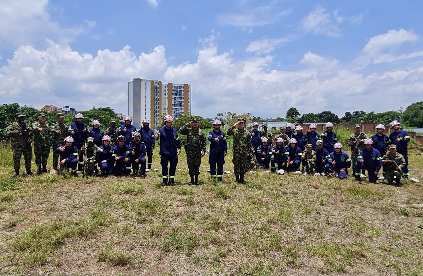 De la capacitación hacen parte 40 integrantes del Cuerpo Oficial de Bomberos de Pereira