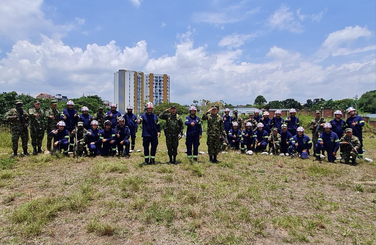 De la capacitación hacen parte 40 integrantes del Cuerpo Oficial de Bomberos de Pereira