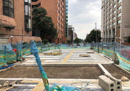 Obras en los andenes de las calles 73, 79B y 85
