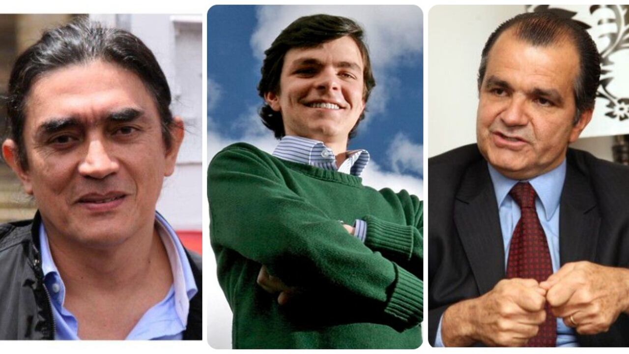 Gustavo Bolívar, David Zuluaga y Óscar Iván Zuluaga.