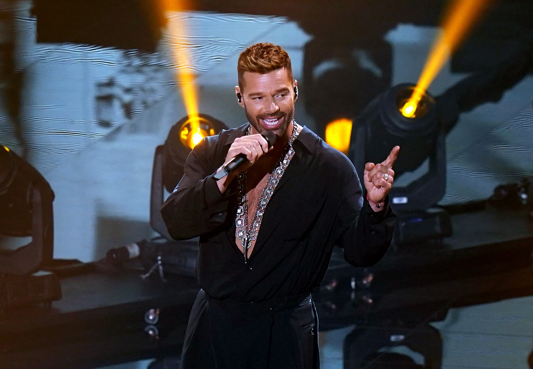 MIAMI, FLORIDA - NOVEMBER 16: In this image released on November 19, 2020, Ricky Martin performs at the 2020 Latin GRAMMY Awards on November 16, 2020 in Miami, Florida. The 2020 Latin GRAMMYs aired on November 19, 2020.  (Photo by Alexander Tamargo/Getty Images for The Latin Recording Academy )
