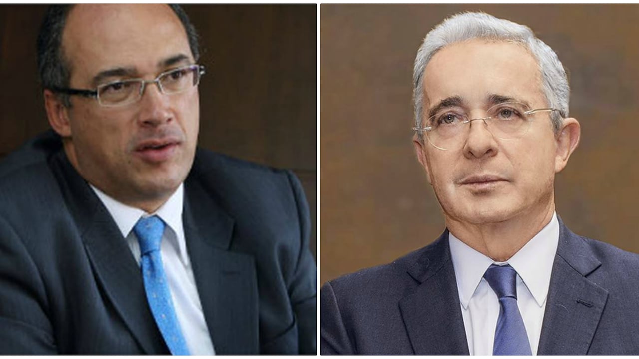Juan Carlos Echeverry y Álvaro Uribe.