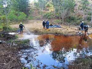 Derrame de crudo en San Vicente de Chucurí, Santander
